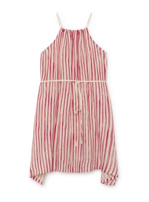 Bamboo Striped Apron Dress