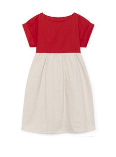 Origami T-Shirt Dress scarlet