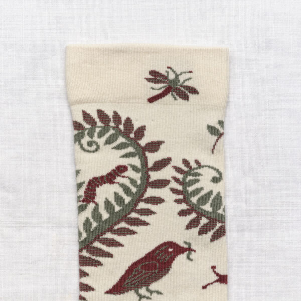 Socken Oiseau Naturel – Bild 2