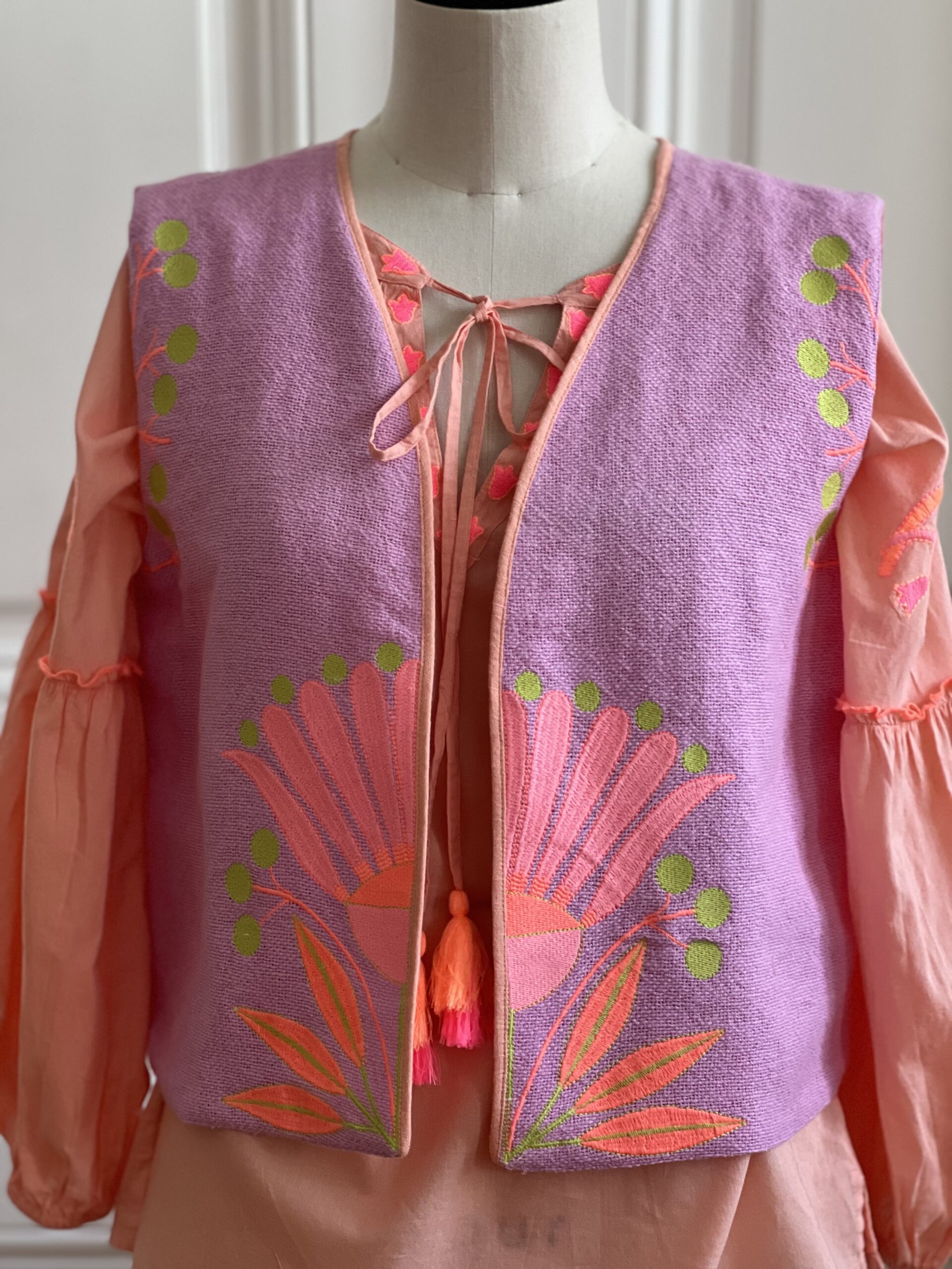 Pink Calendula Vest – Bild 2